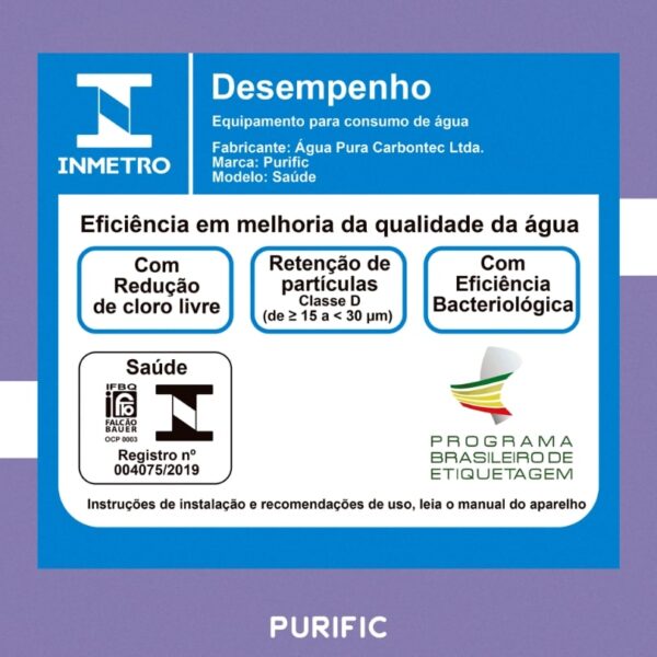 Purific 20 Verde Refil Camadas